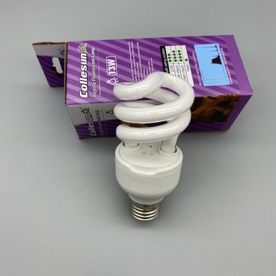 Fluorecent Reptile CFL UVB Light  5.0 13W Tropical And Sub Tropical UVA UVB Bulb For Reptile