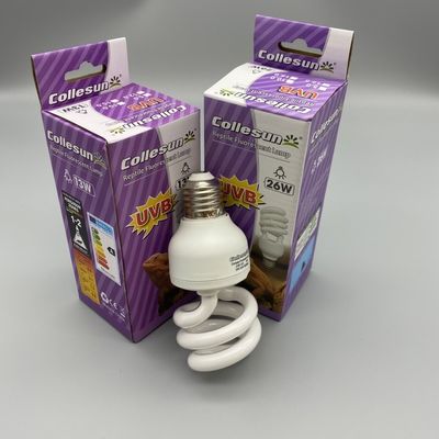 Uva And Uvb Bulb Reptile Light 13W CFL Mini Compact Fluorescent Bulb