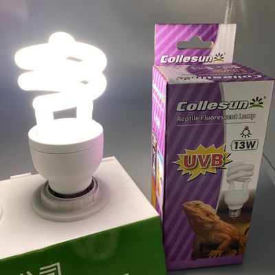 Uva And Uvb Bulb Reptile Light 13W CFL Mini Compact Fluorescent Bulb