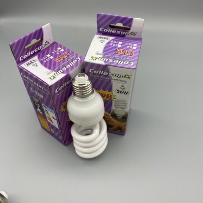 OEM Desert CFL UVB Light Fluorescent Uv Lamp For Reptiles White