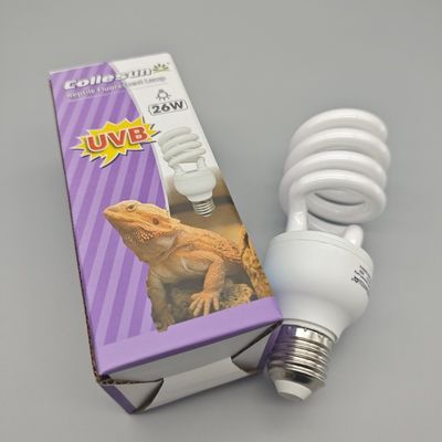 OEM Desert CFL UVB Light Fluorescent Uv Lamp For Reptiles White