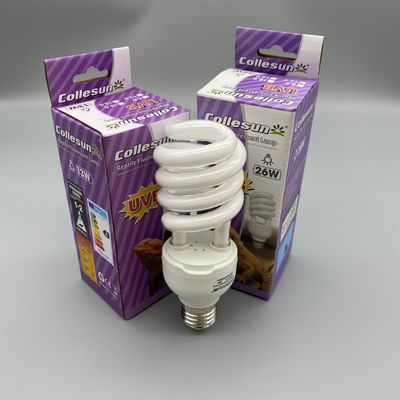 5.0 220V 110V CFL UVB Light UVA UVB Light For Reptiles Energy Saving