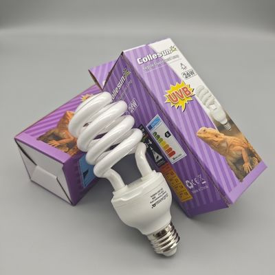 Collesun Haining Sipake CFL UVB Lamp 10.0 26W UV Light Bulbs For Reptiles