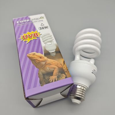 E27 13W/26W CFL UVB Light 10.0 UVA And UVB Bulb For Bearded Dragons