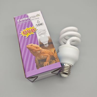 E27 13W/26W CFL UVB Light 10.0 UVA And UVB Bulb For Bearded Dragons