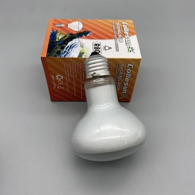 White Blue Red Heat Lamp Bulb For Reptiles 75W Basking Bulb For Bearded Dragon