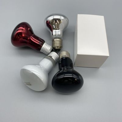 White Blue Red Heat Lamp Bulb For Reptiles 75W Basking Bulb For Bearded Dragon