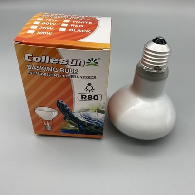 E26 75 Watt Basking Bulb 220V 110V Infrared Heat Emitter Reptile Uvb Heat Lamp