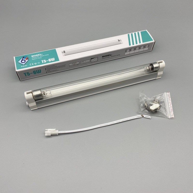 T5 UVC 6W Ozone Free Uv Lamp 253.7nm For Effective Microbial Elimination