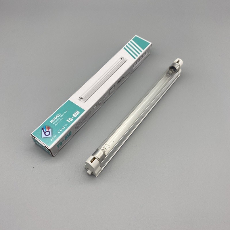 G5 6W 185Nm T5 Uvc Light Ozone 212mm For Sterilizing Conveyor Belts