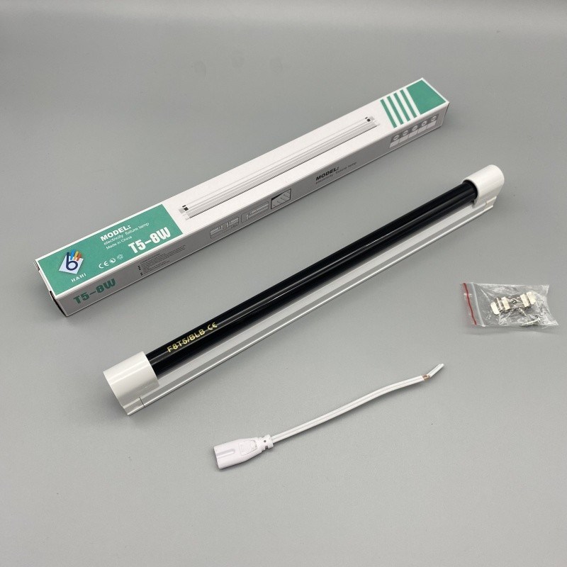 6W 8W T5 Black Light Bulb For Decoration 120V UV Black Light Bar