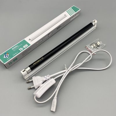 Luz ultravioleta de 365nm F8T5 T5 Luz azul para controle de mosquitos e detecção de falsificações